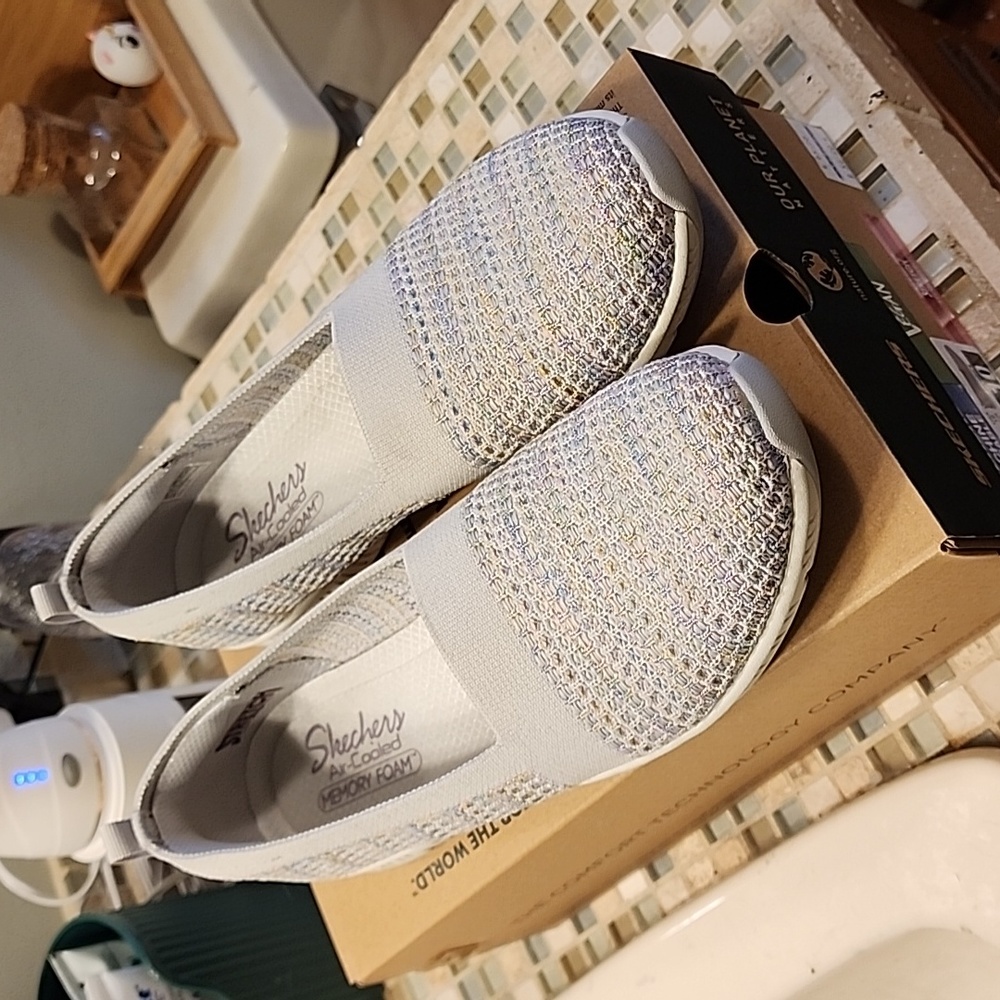 Skechers Be cool Sherbert Skies sz 10